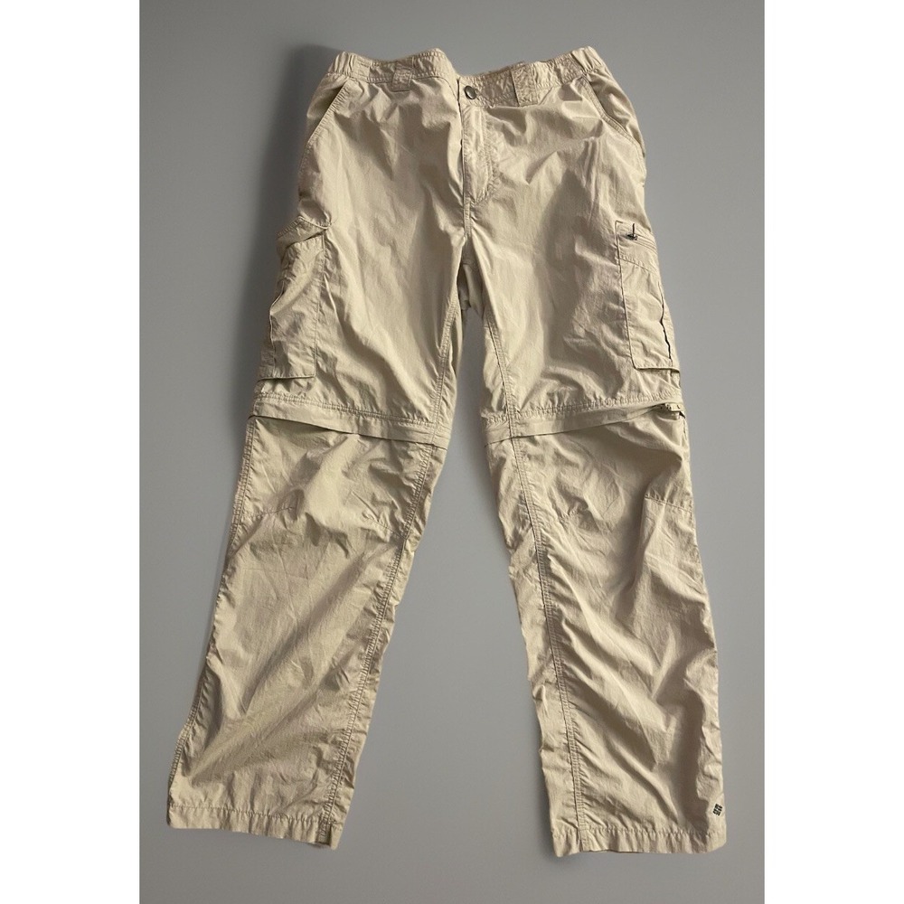 Columbia Pants Omni Shade Convertible Shorts Hiking Outdoor Tan Men's 36x30 JBHS